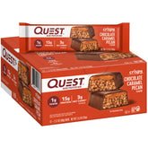 Quest Hero Protein Bars, Low Carb, Gluten Free, Chocolate Caramel Pecan, 12 Count